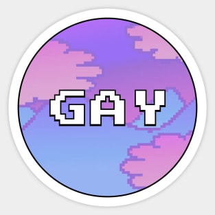 Gay - Lowfi Anime Aesthetic Sticker